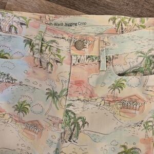 Talbot ankle beach print jeans